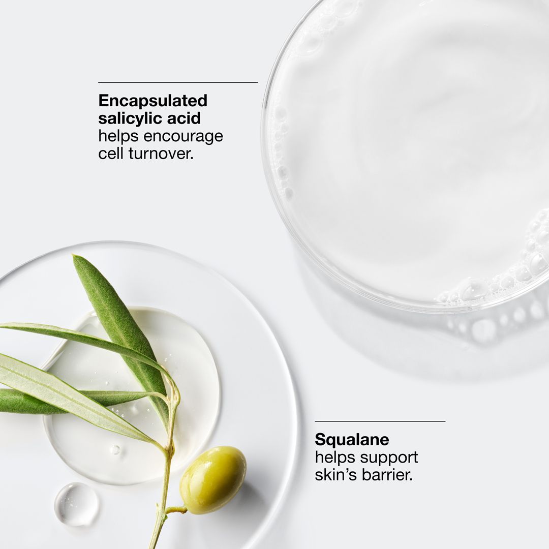 Ingrédients: Acide salicylique encapsulé et squalane.