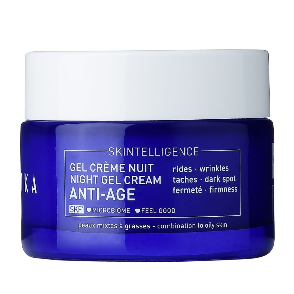 Talika Gel-crème Nuit Anti-Age. Nacht gel-crème tegen rimpels, donkere vlekken, stevigheid. Voor gemengde tot vette huid.