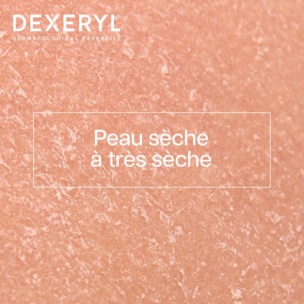 Gel douche Dexeryl: 94% d'apaisement des tiraillements dès la 1ère application.