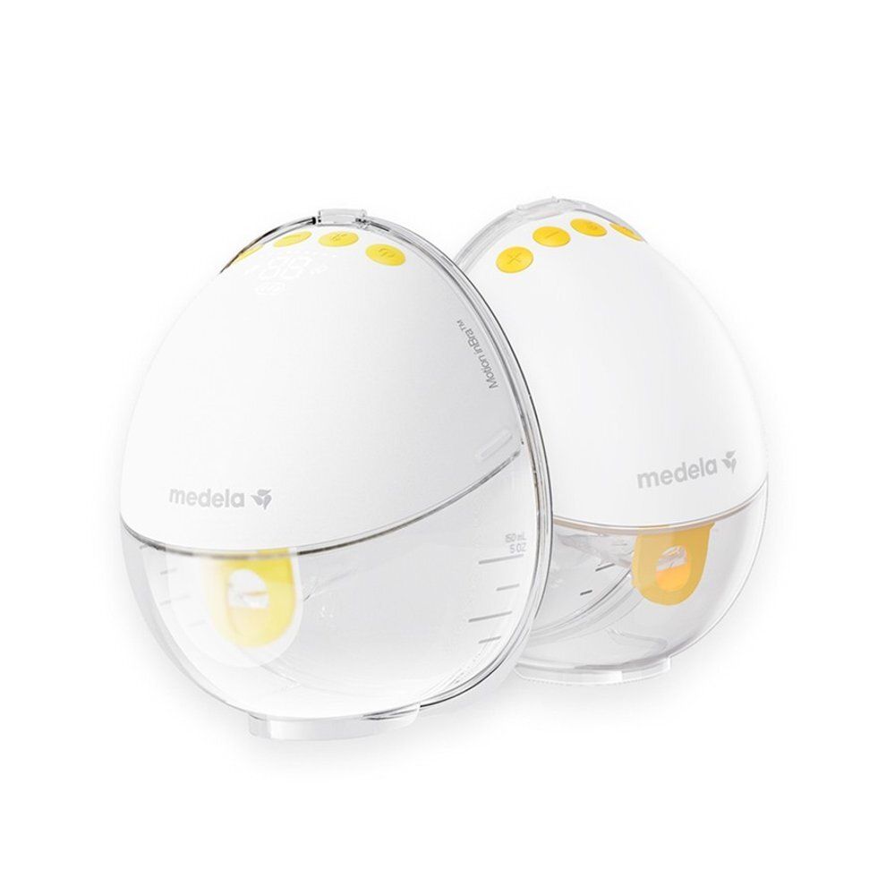 Twee Medela InBra borstschilden met maatschaal.