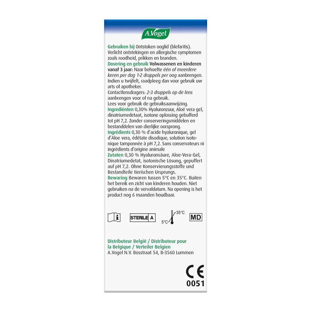A.Vogel Ooggel bij ontstoken ooglid. 10 ml.