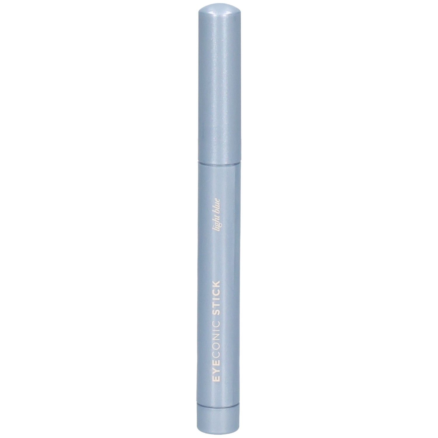 Cent Pur Cent Eyeconic Stick Light Blue: Lichtblauwe stick met opschrift 'EYECONIC STICK light blue'.