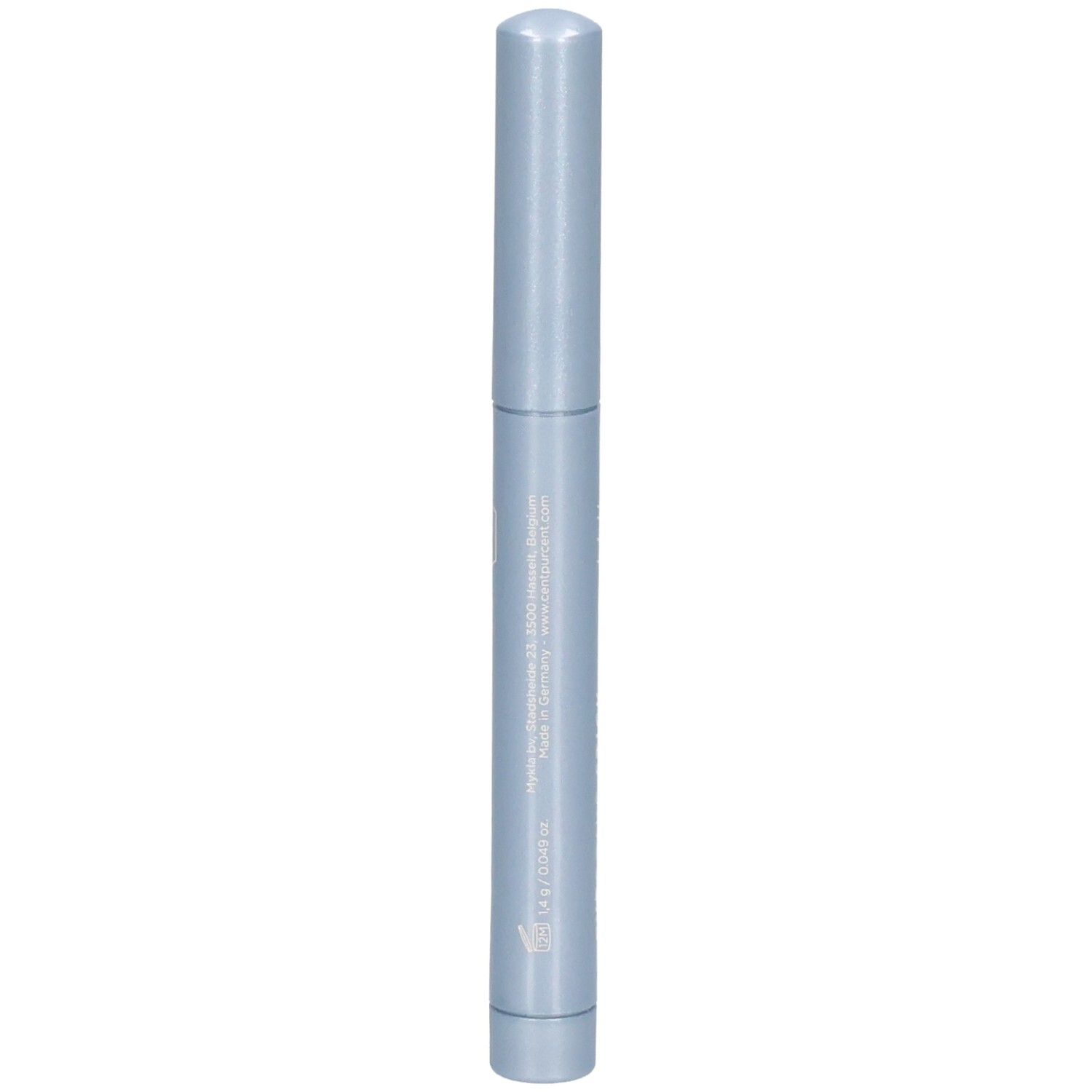 Cent Pur Cent Eyeconic Stick Light Blue: Lichtblauwe stick met gedetailleerd opschrift.