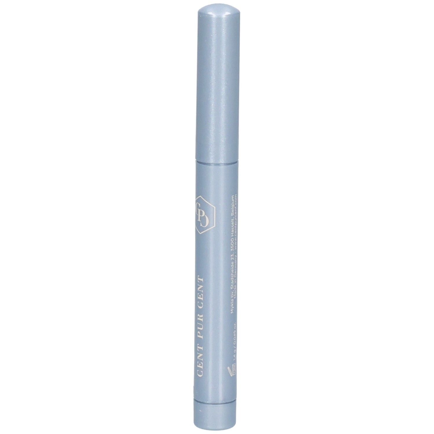 Cent Pur Cent Eyeconic Stick Light Blue: Lichtblauwe stick met logo en merknaam.