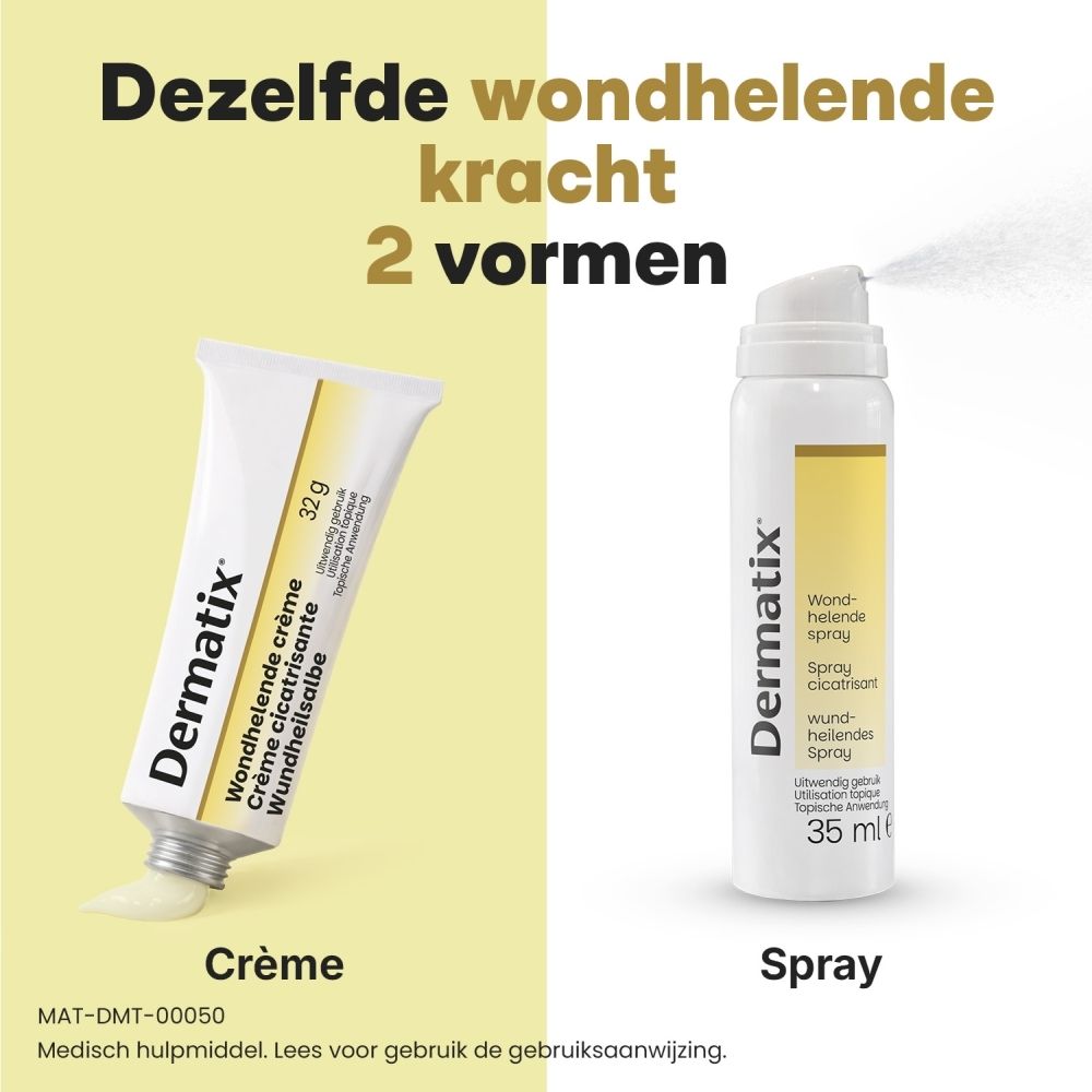 Dermatix Wondhelende Crème: Kind met wond op knie, 4x snellere genezing.