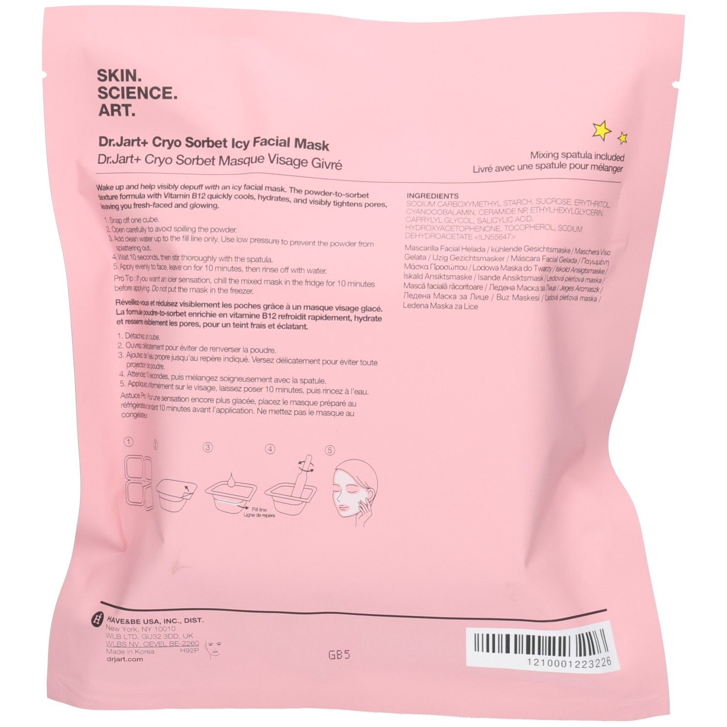 Dr.Jart+ Cryo Sorbet Icy Fac Mask