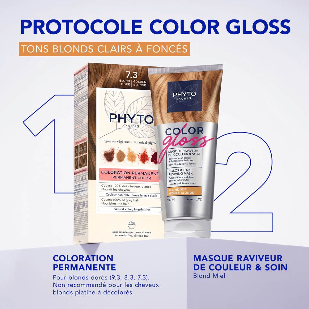 Phyto Paris Color Gloss Masque et coloration permanente.