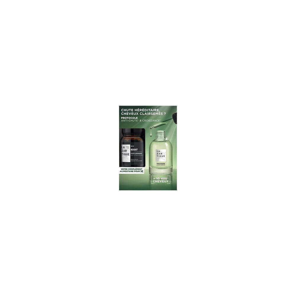 Lazartigue Anti-haaruitval set: Serum en voedingssupplement in doos.