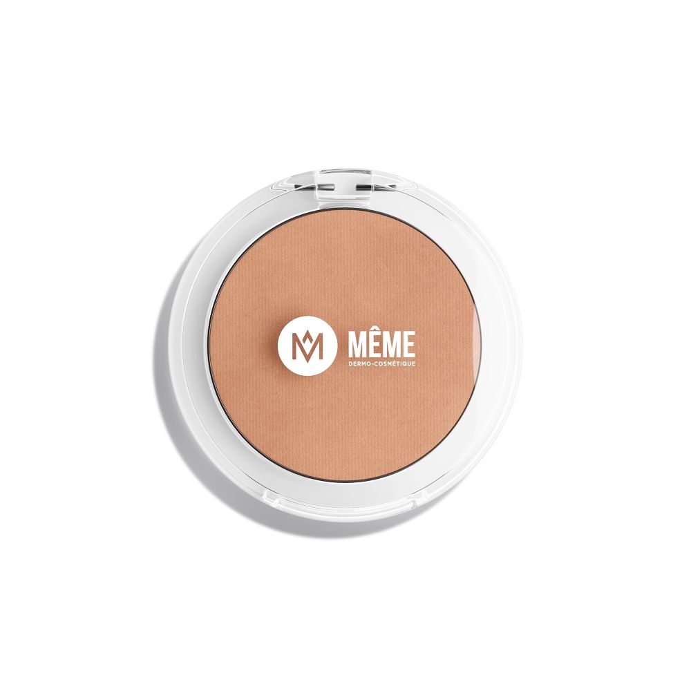 Bronzing powder „La Poudre Bonne Mine“ in een ronde verpakking met transparant deksel.