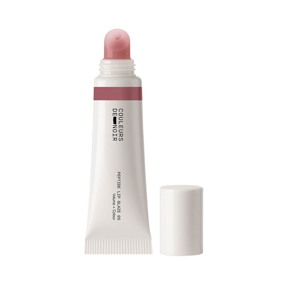 Verpakking van de Couleurs de Noir Peptide Lip Glaze 05 Fig Sorbet.