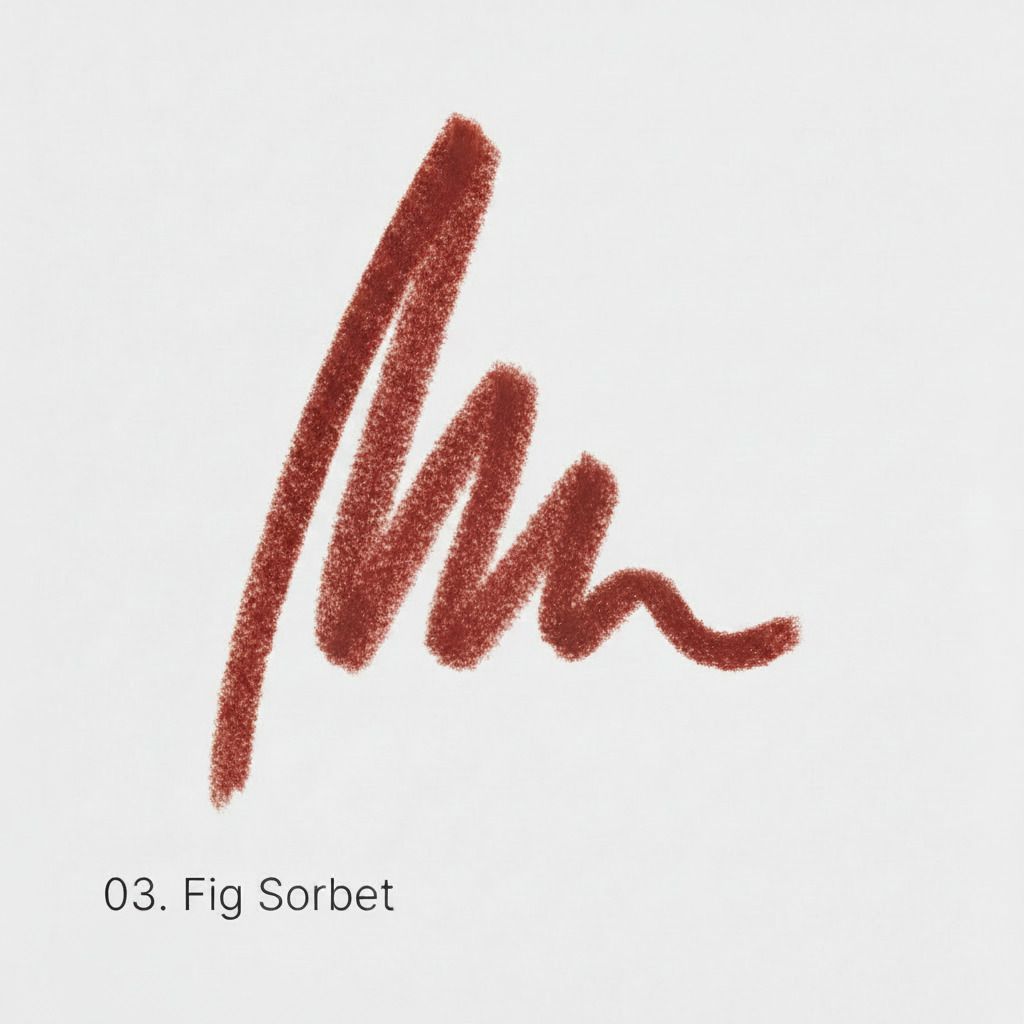 Verpakking van de lipliner 'Couleurs de Noir Peptide Lip Contour 03 Fig Sorbet' met ingrediënten.