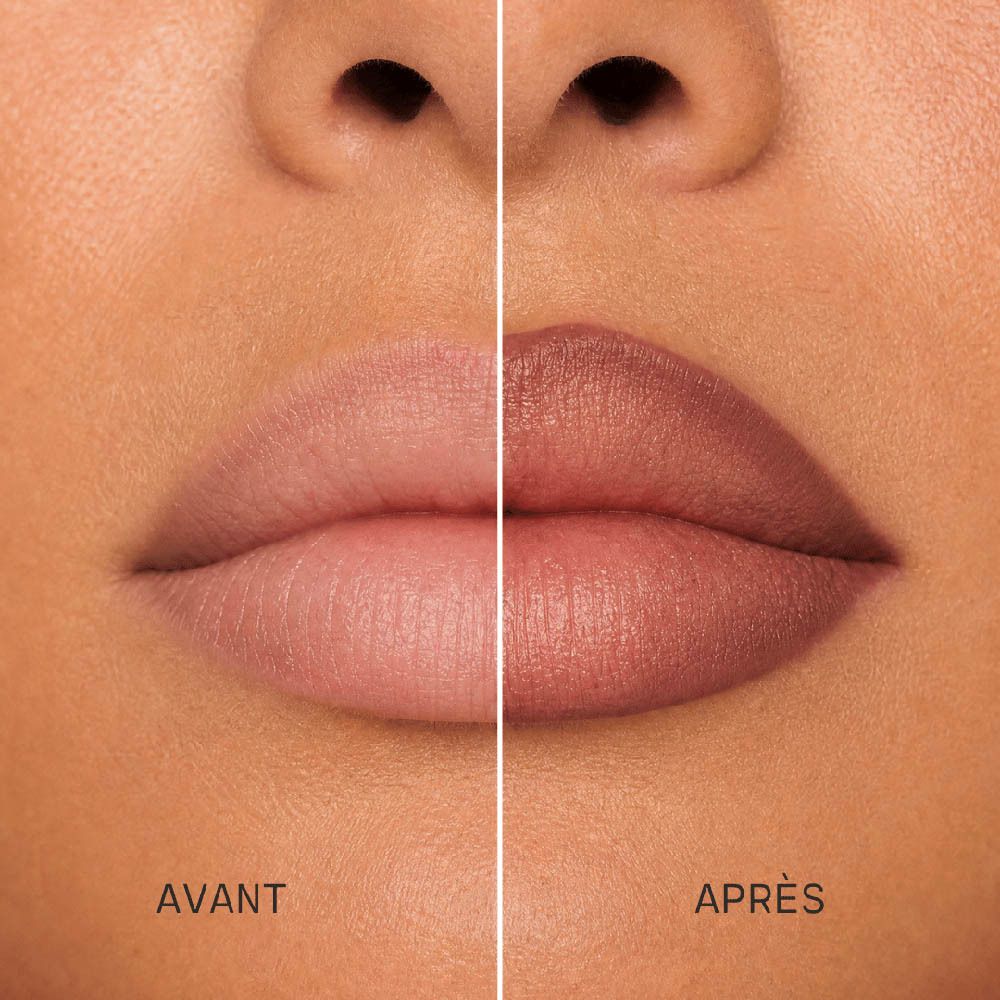 Emballage du crayon à lèvres 'Couleurs de Noir Peptide Lip Contour 04 Velvet Plum'.