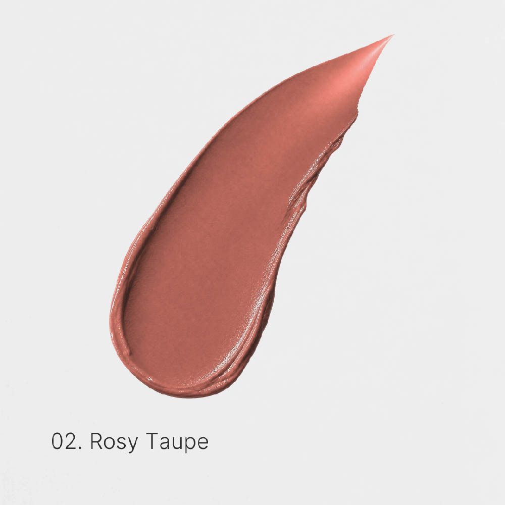 Zwarte lippenstift en aparte dop, merk 'Couleurs de Noir' op beide delen.