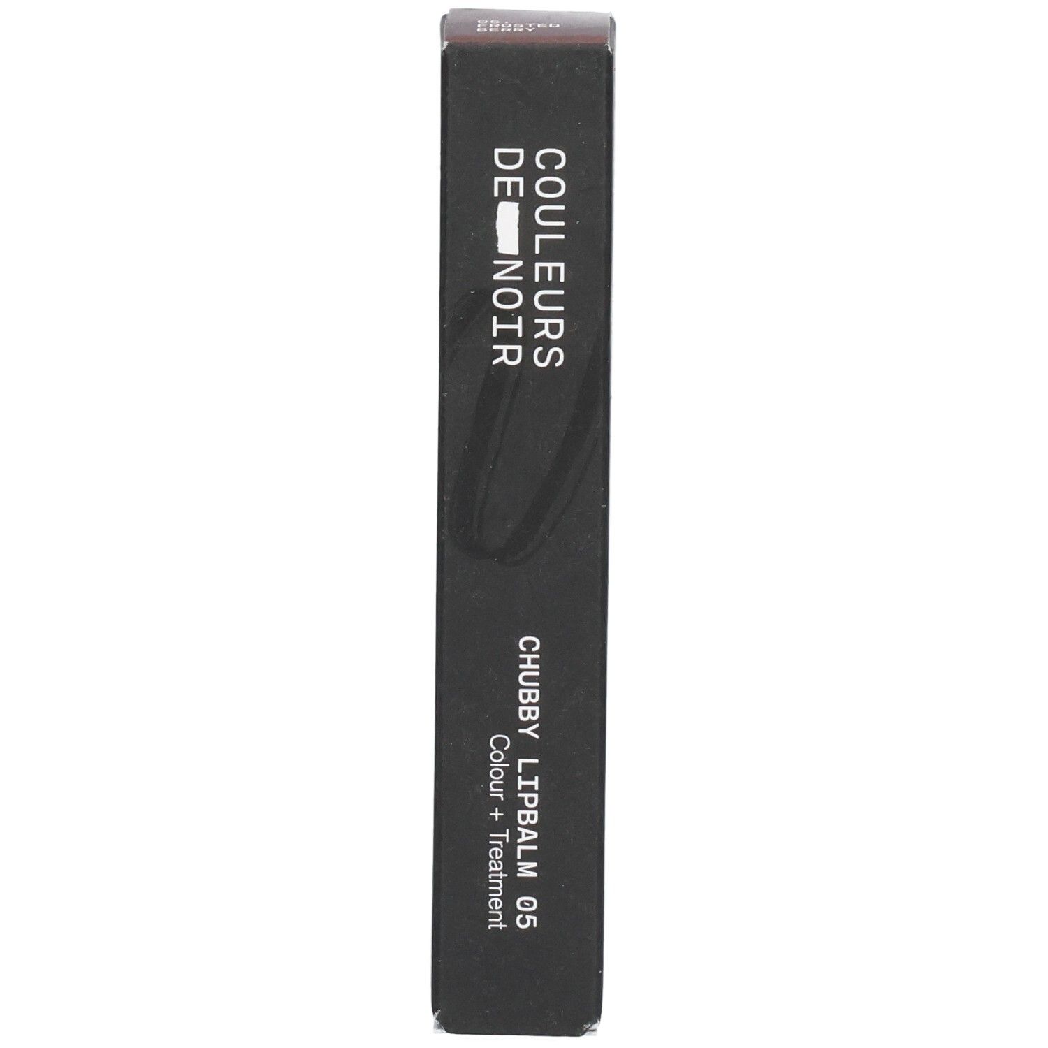 Emballage noir pour Chubby Lipbalm 05, Couleur + Soin.
