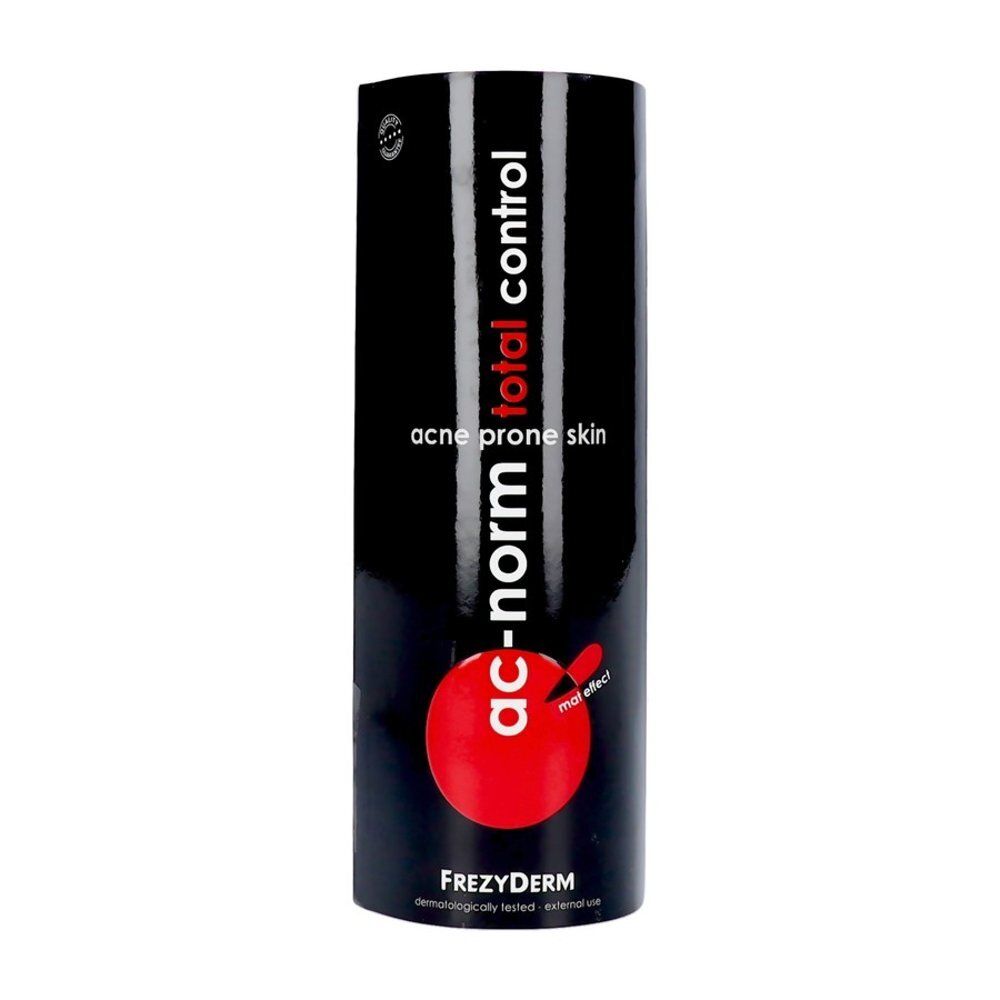 Flacon pompe Frezyderm Ac-Norm Crème Contrôle Total pour peaux à tendance acnéique.
