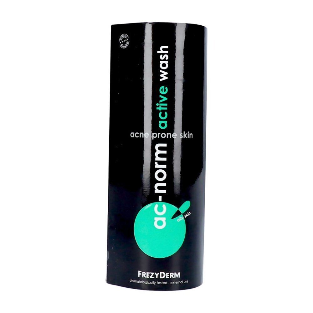 Flasche Frezyderm Ac-Norm Active Wash, avant avec pompe doseuse.