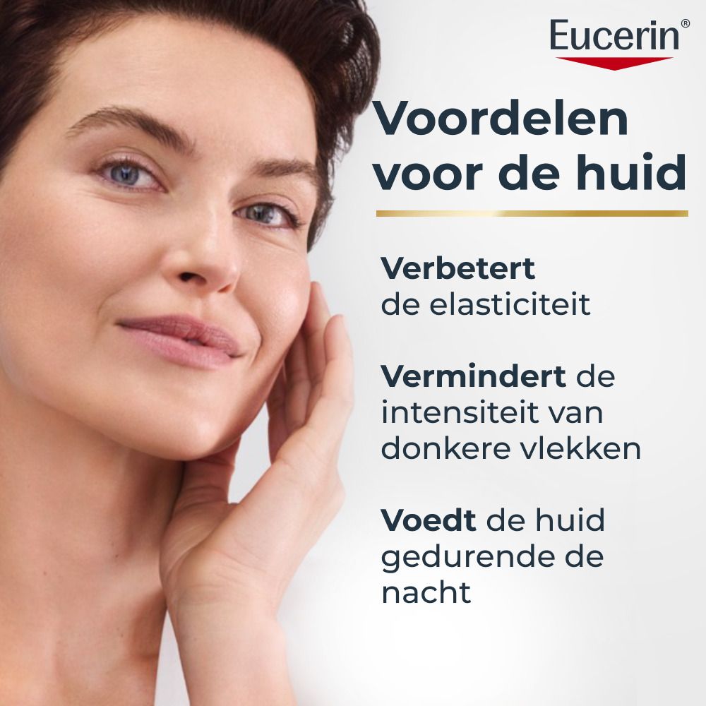 Verpakking voor navulling van Eucerin Hyaluron-Filler + Elasticity nachtcrème.