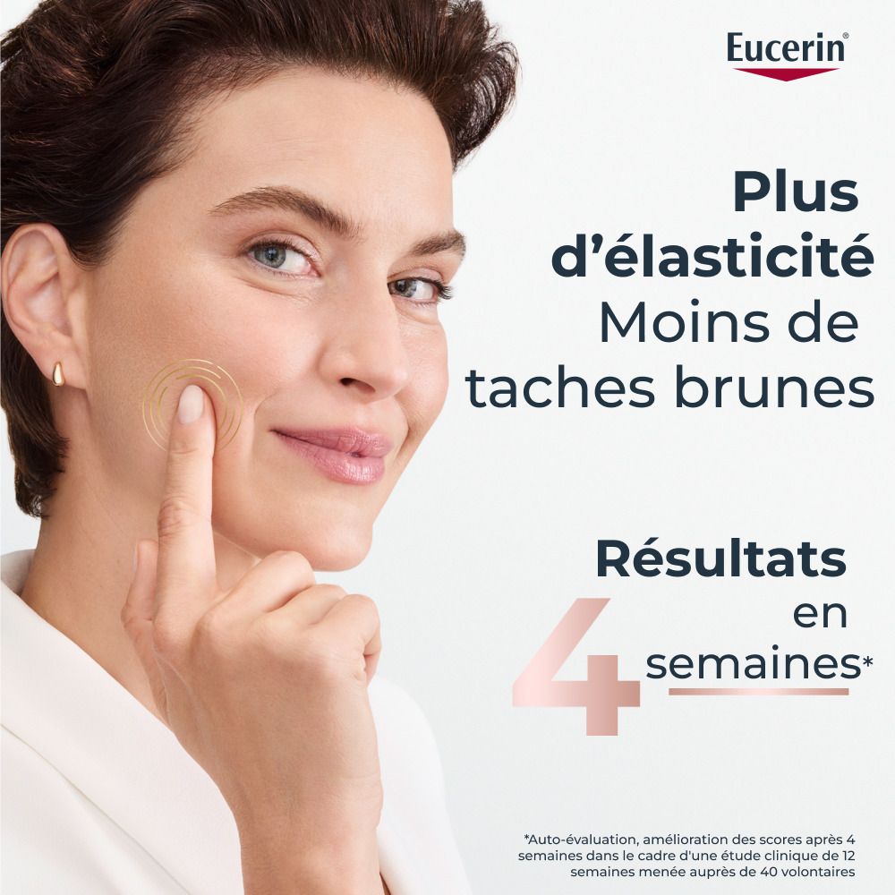 Eucerin Hyaluron-Filler + Elasticity Soin de jour SPF 30, recharge.