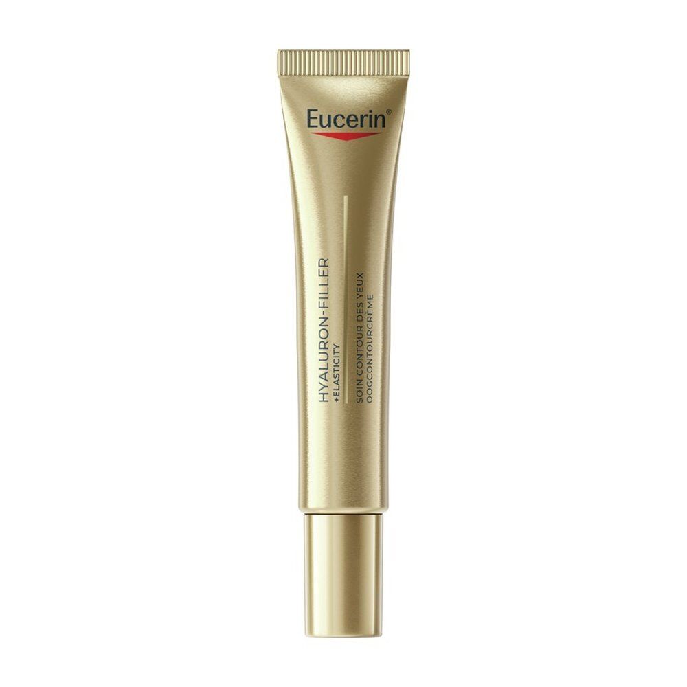 Gouden tube Eucerin Hyaluron-Filler + Elasticity oogcontourcrème.