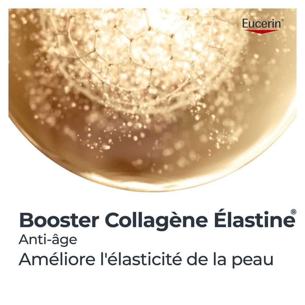 Tube de crème contour des yeux Eucerin Hyaluron-Filler + Elasticity tenu dans une main.