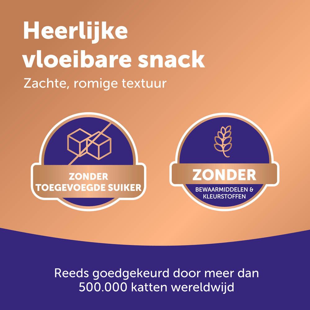 Doos met 48 sticks, 24 zalm & 24 kip. Bevat Alpha-Casozepine.