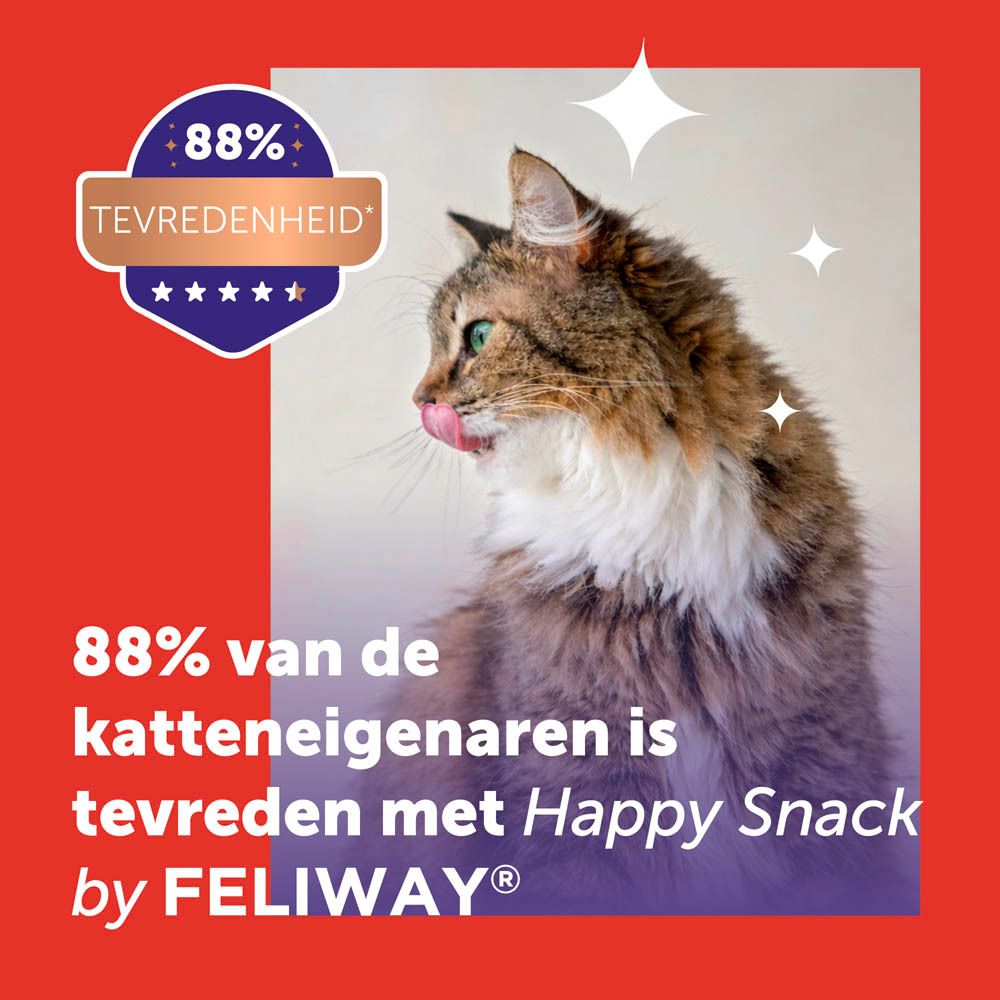 Feliway Happy Snack Rund: Individuele stick, ontspannend voor katten.