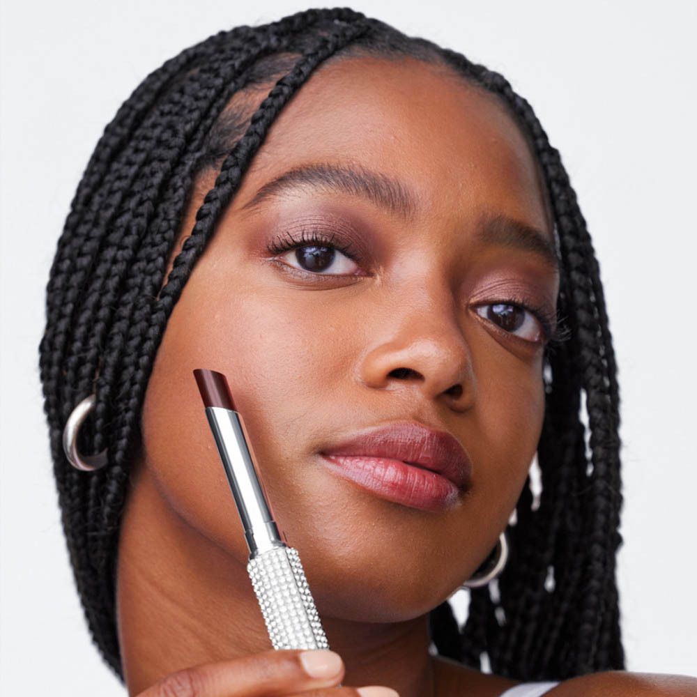 Clinique Lash + Lip Duo : Vue latérale de l'emballage avec informations produit et ingrédients.
