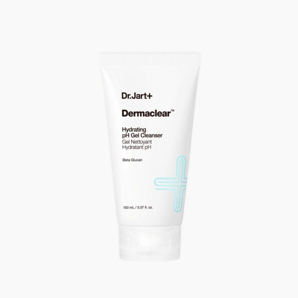 Tube de Dr. Jart+ Dermaclear Hydrating pH Gel Cleanser.
