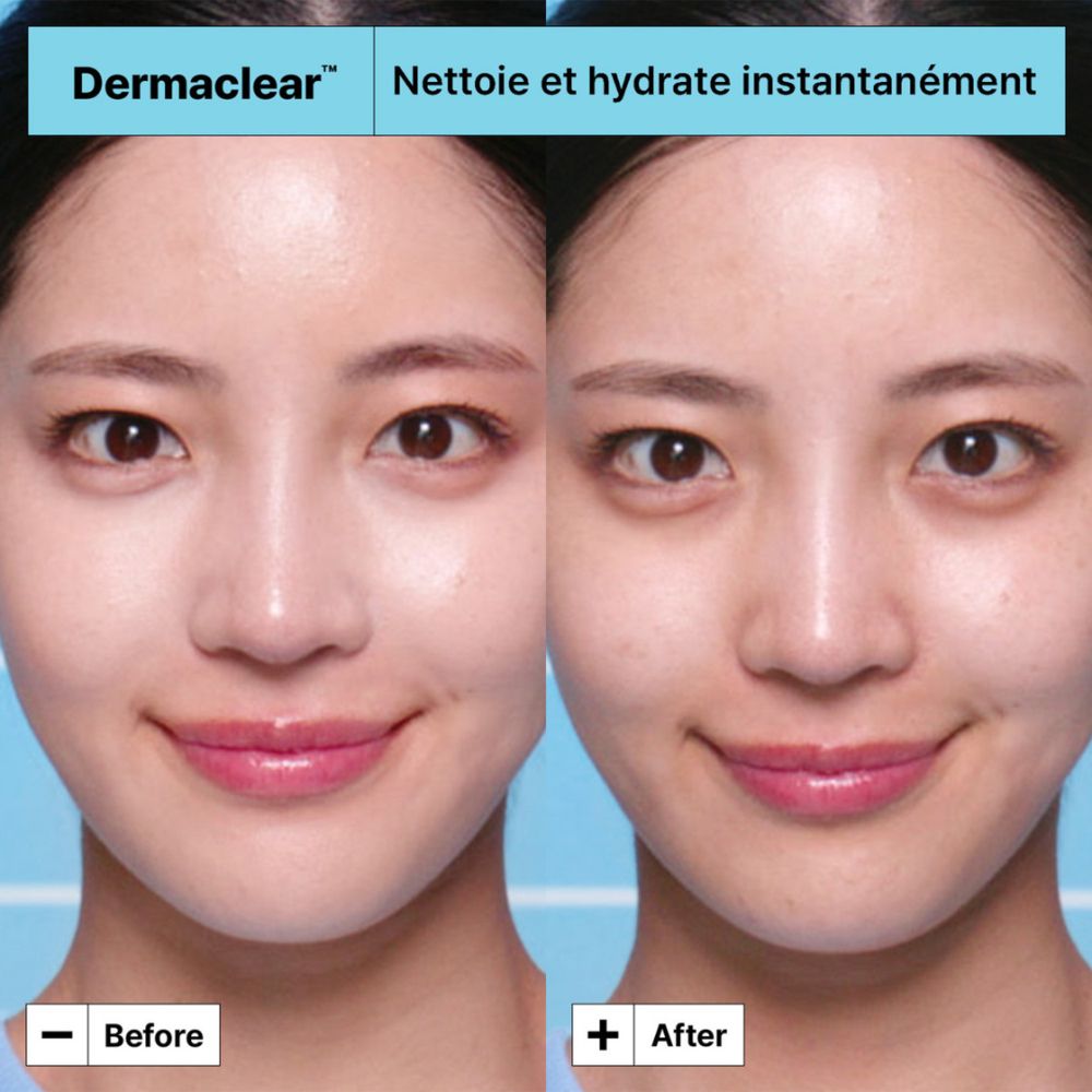 Emballage Dr. Jart+ Dermaclear Daily Exfoliating Cleanser, face avant avec nom produit et indication 30ml.