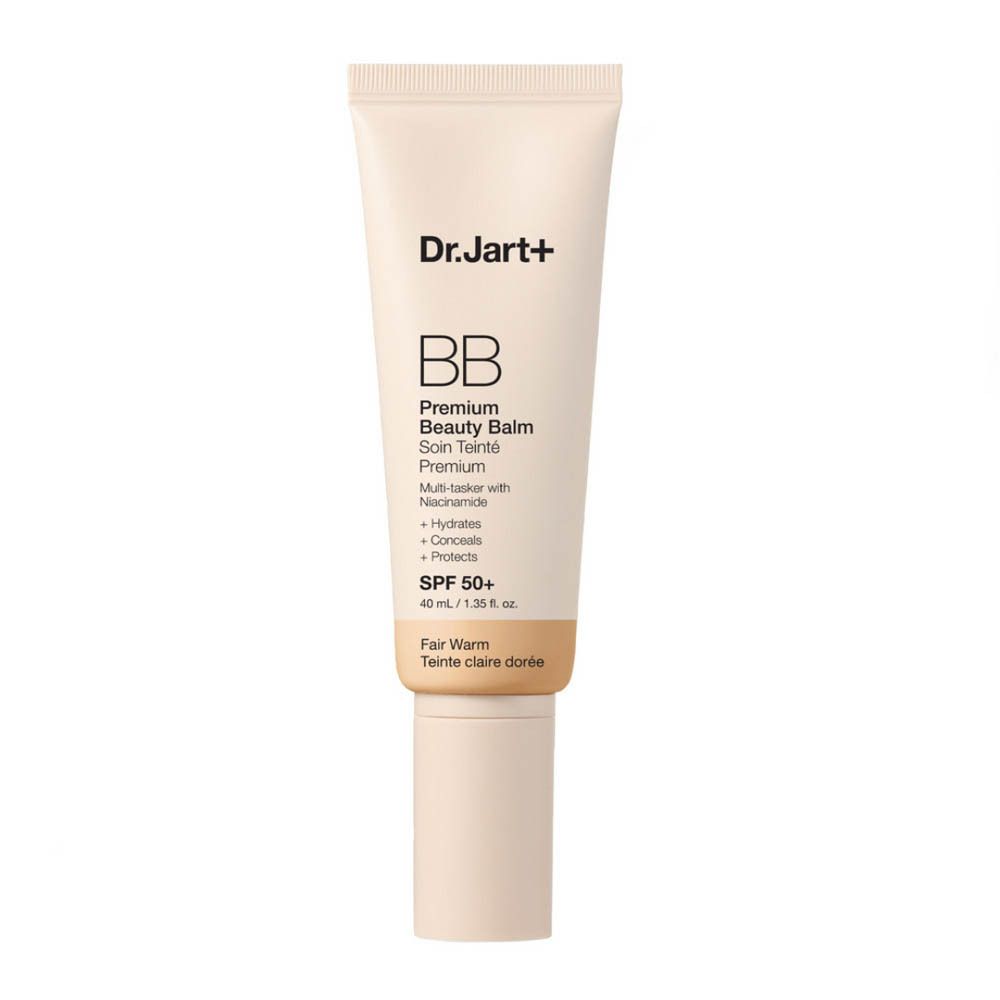 Dr.Jart+ BB Cream tube, voorkant met productinformatie en SPF 50+.