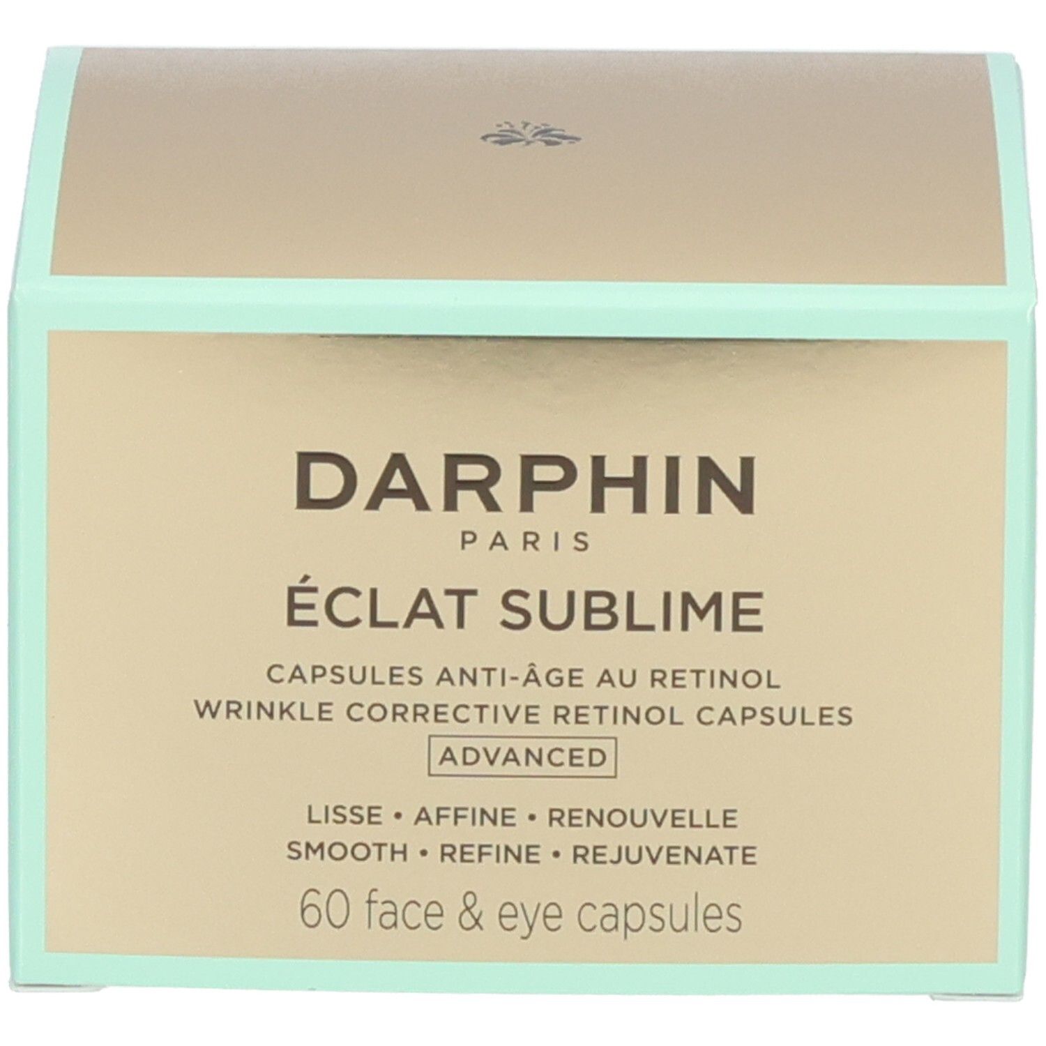 Verpakking van Darphin Eclat Sublime retinol capsules.