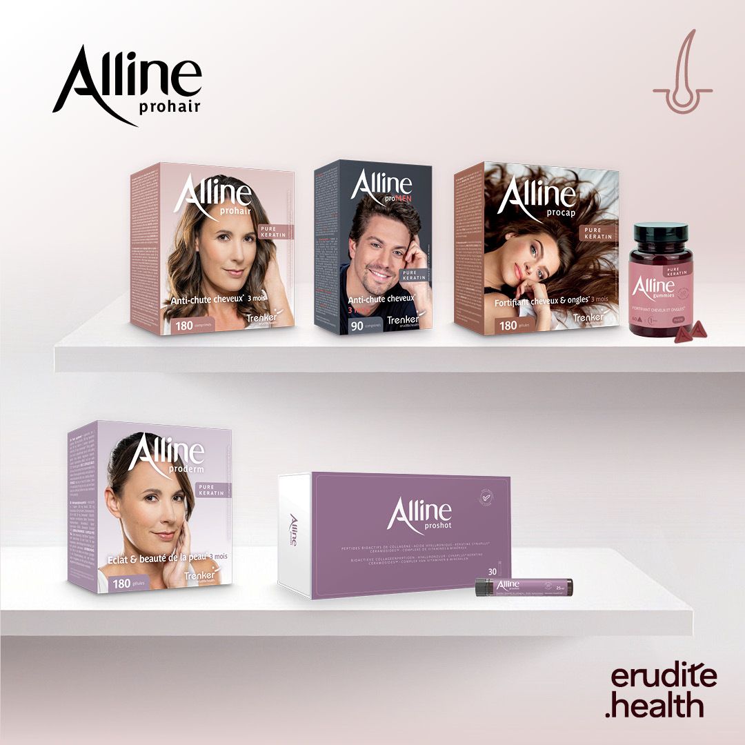 Emballage Alline Prohair 210 comprimés, lot économique.