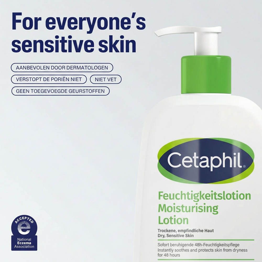 Cetaphil Moisturising Lotion, vernieuwde verpakking.