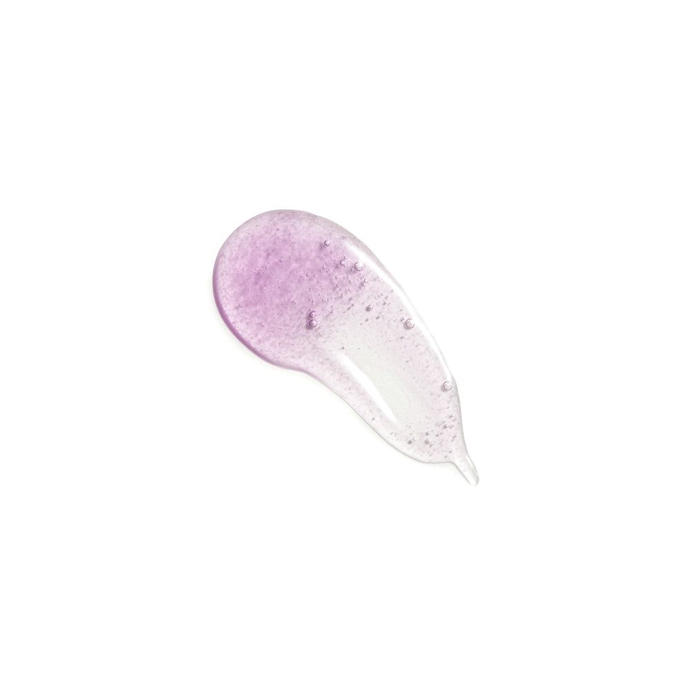 Neoretin Discrom Control Microexfoliating Cleanser in paarse pompfles, vooraanzicht.