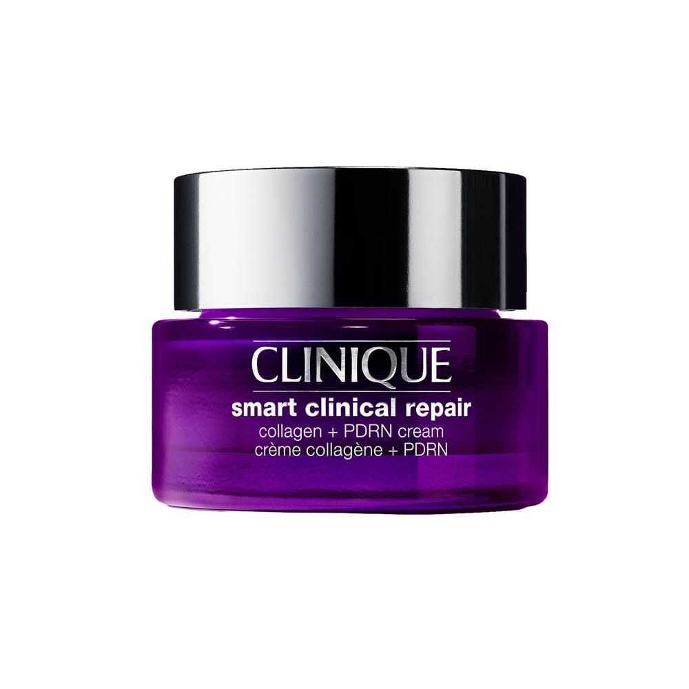 Clinique Smart Clinical Repair pot met zilveren deksel.