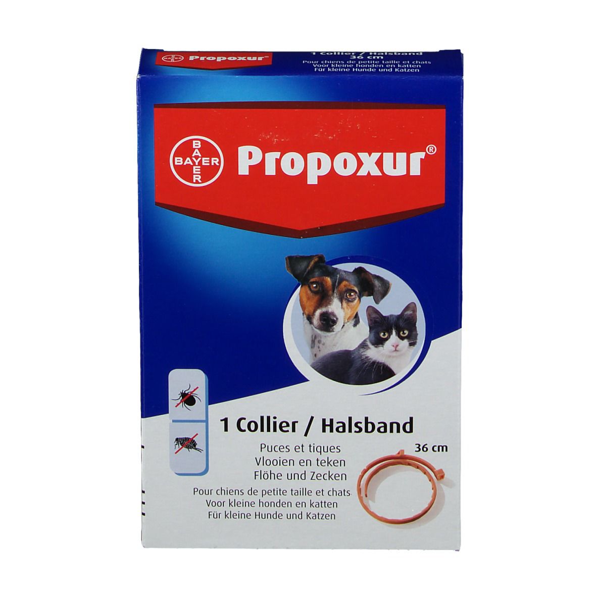 Propoxur Collier Chien & Chats 36 cm