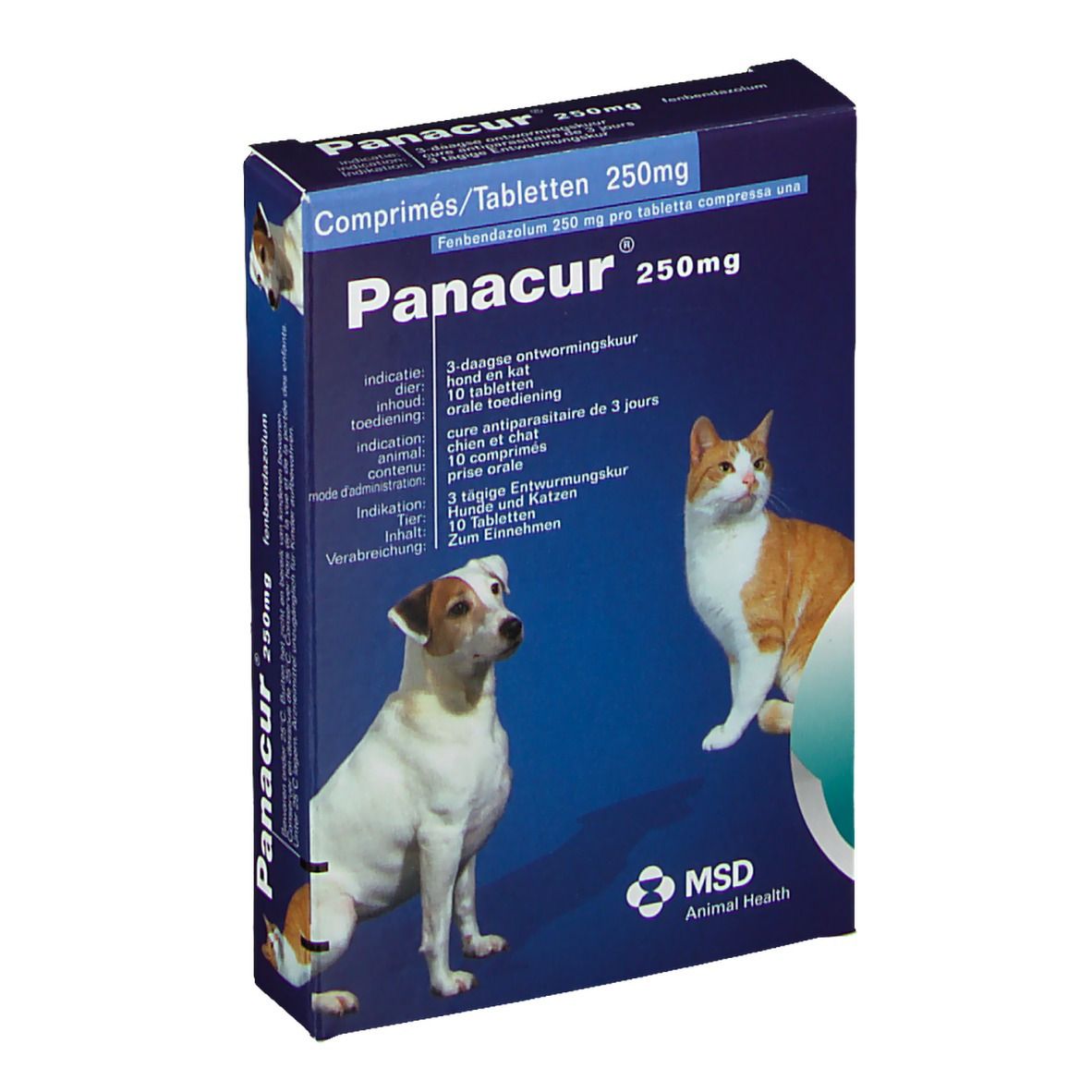 Panacur 250mg Chien et Chat