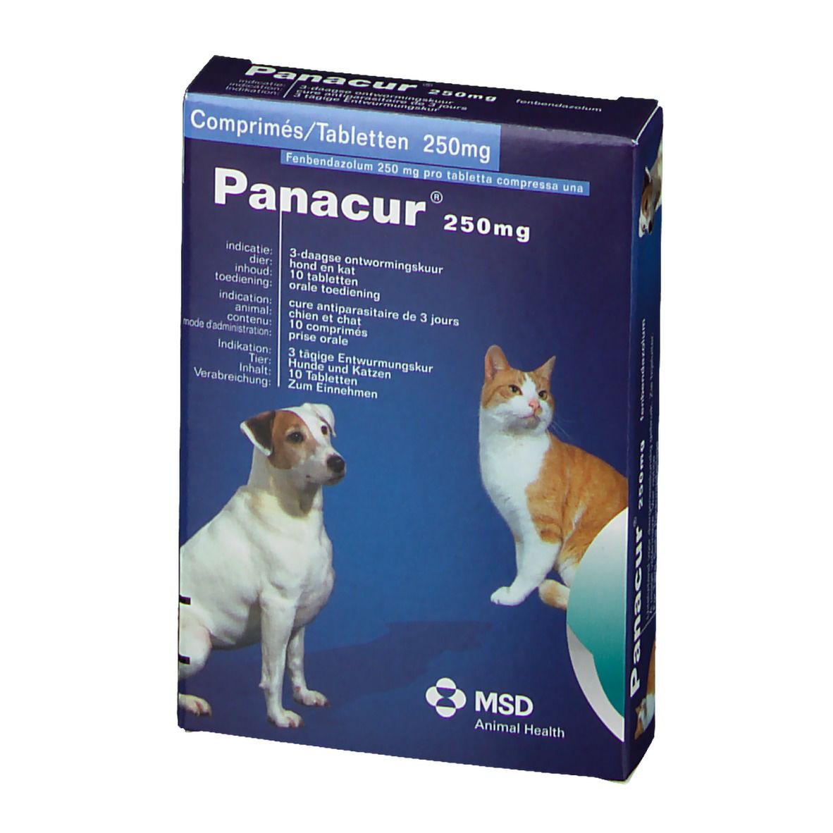 Panacur 250mg Chien et Chat