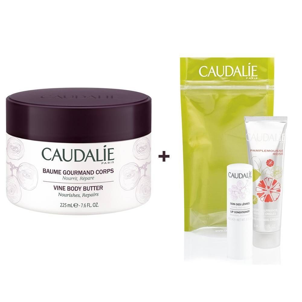 Caudalie Baume Gourmand Corps + GRATUIT Hiver Duo Pamplemousse Rose