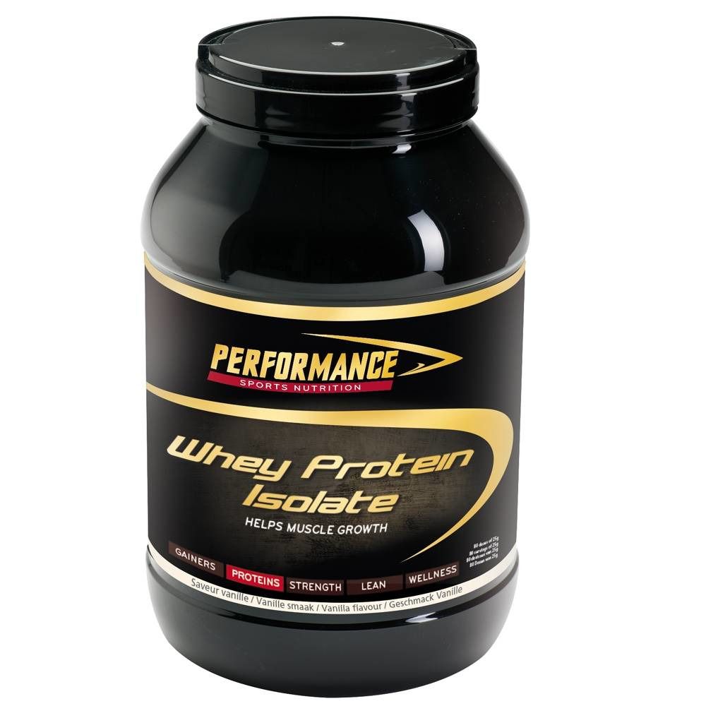 Performance Whey Protein Isolate Vanille