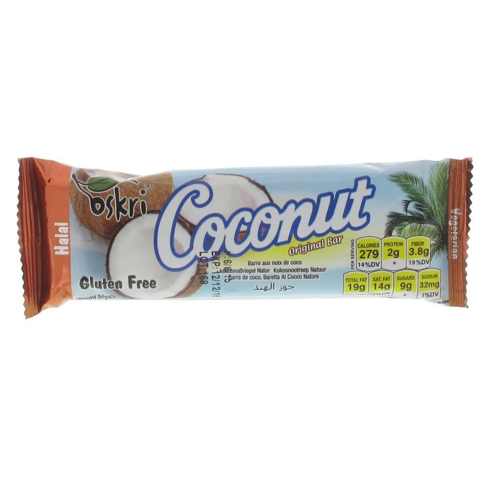 Oskri Barre De Noix De Coco Naturel/Original