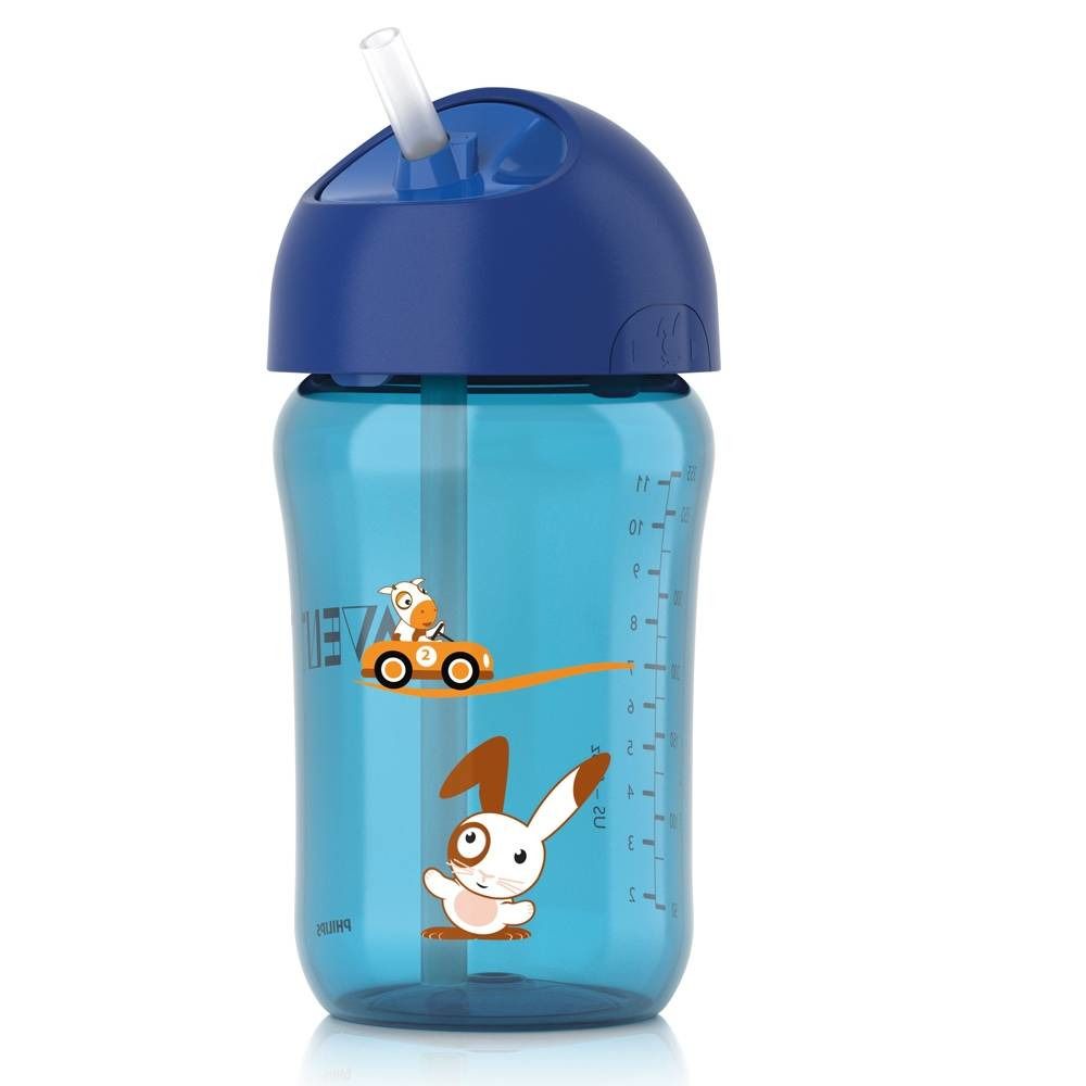 Avent Drinkbeker 340 Ml Anti-Lek + Rietje +18m Blauw
