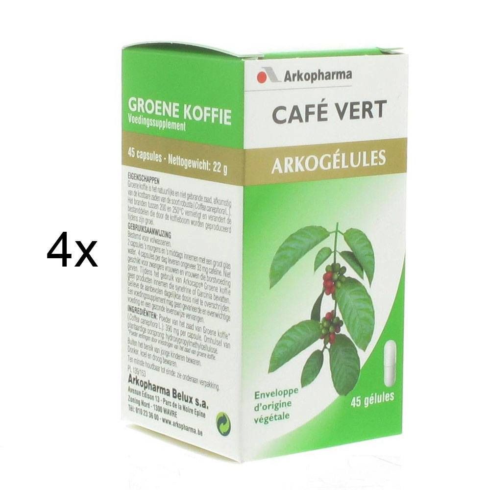 Arkocaps Groene Koffie 3 + 1 GRATIS