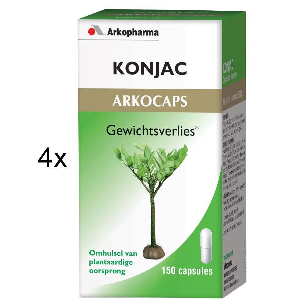 Arkogelules Konjac 3 + 1 GRATUIT