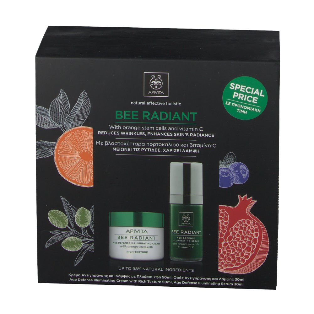Apivita Bee Radiant Coffret - Texture Riche