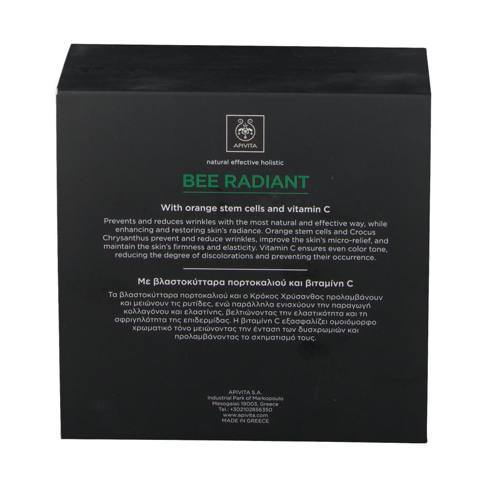 Apivita Bee Radiant Coffret - Texture Riche