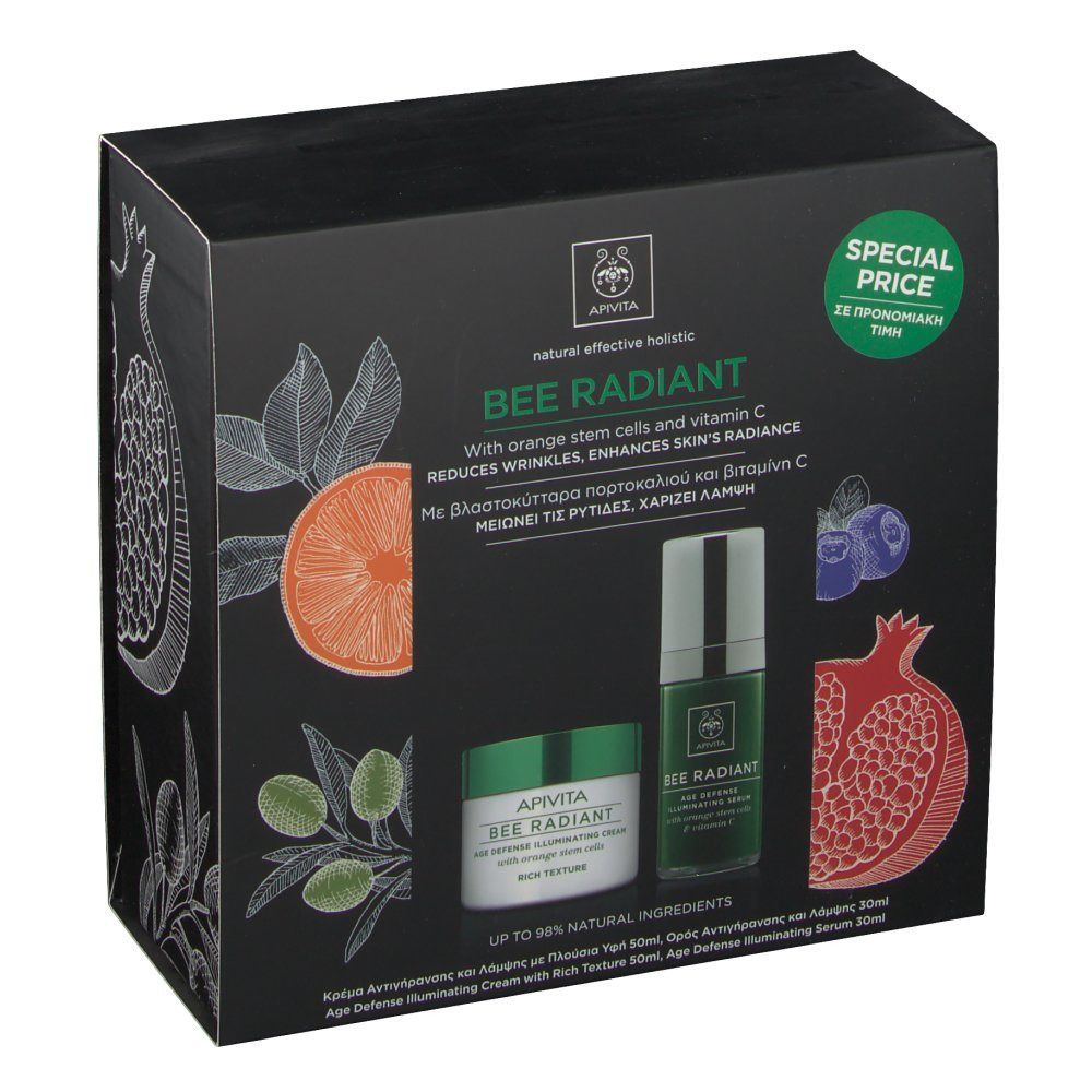 Apivita Bee Radiant Coffret - Texture Riche