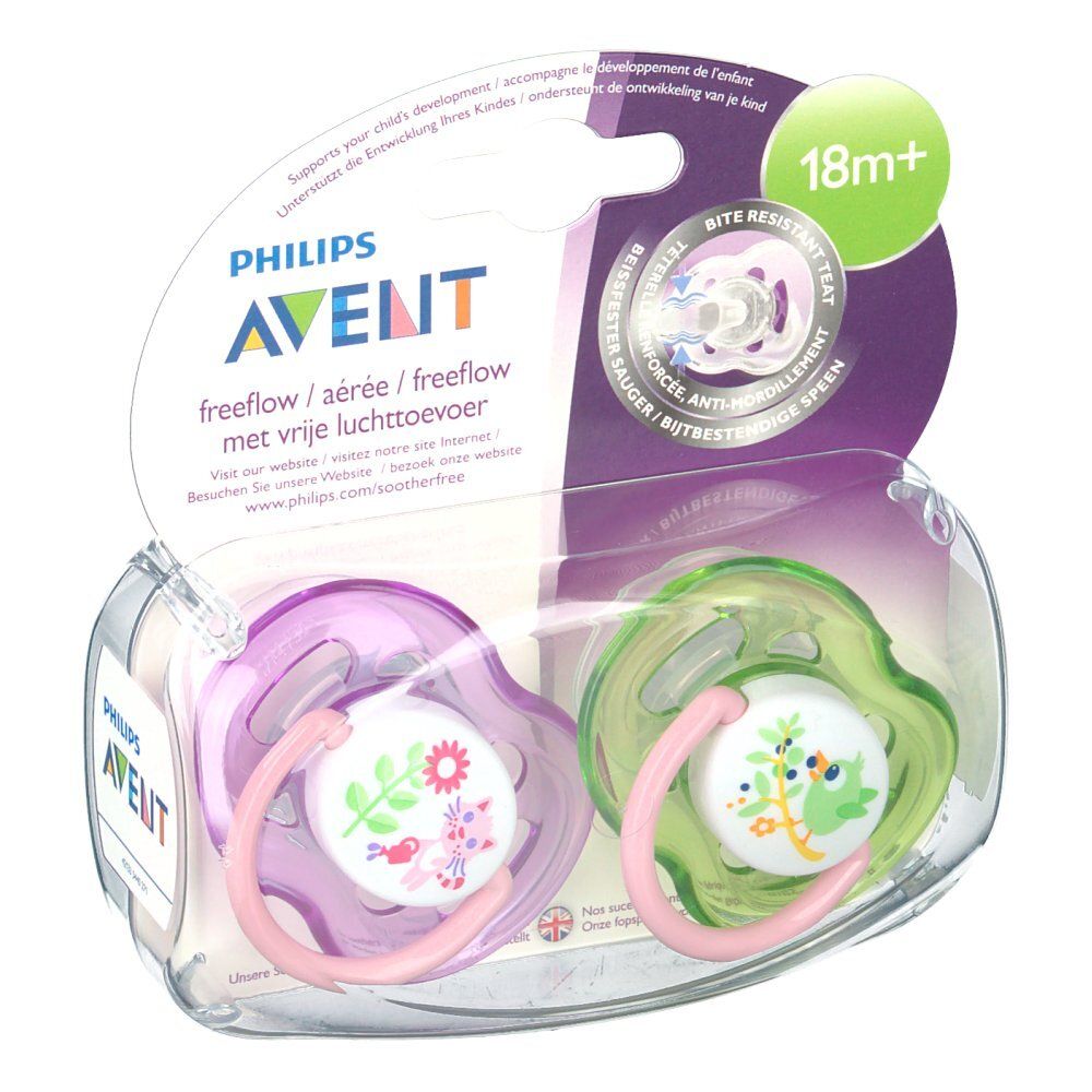 Philips avent soothie speen blauw-groen 3 maanden - Online babyspullen kopen? | Korting tot 28