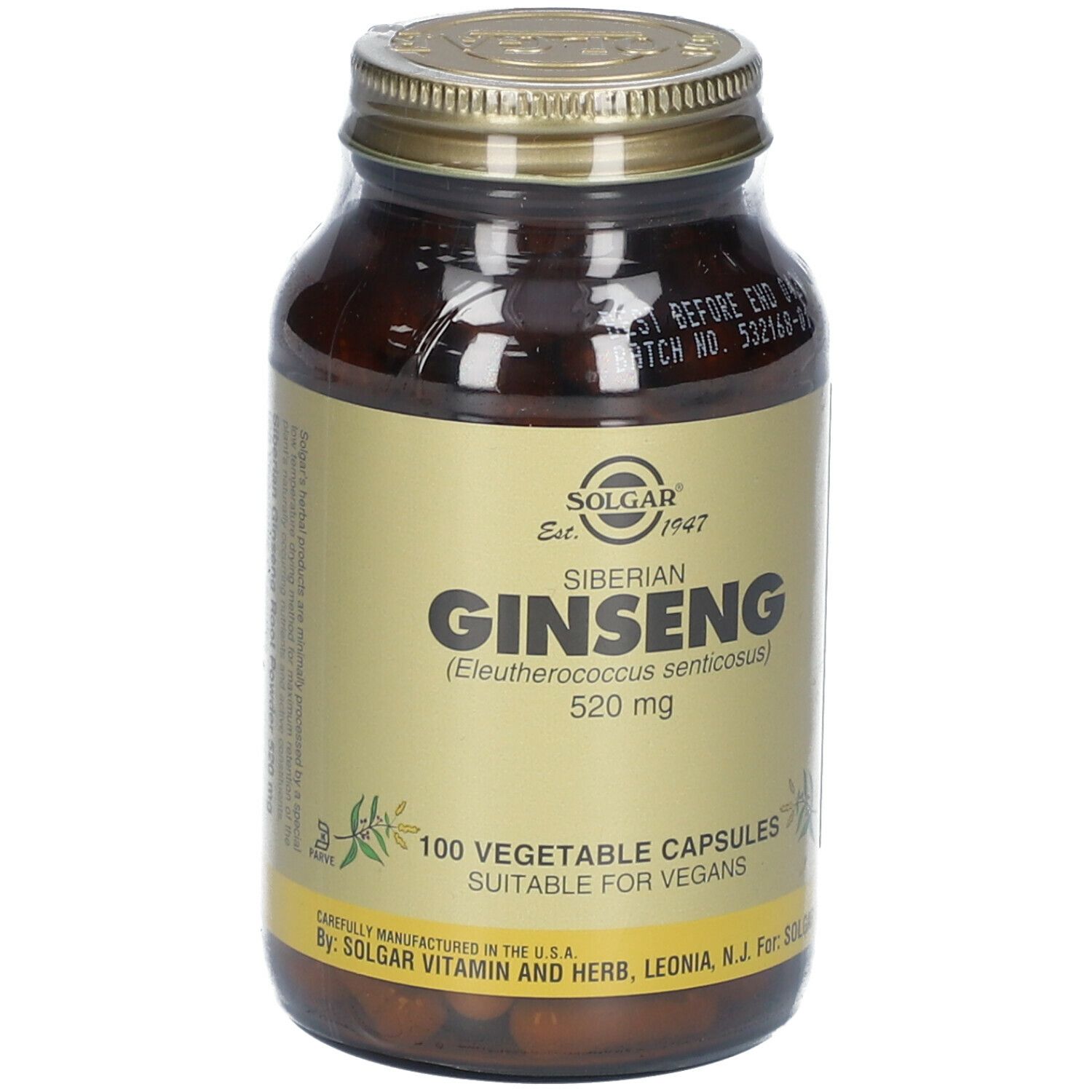 Solgar Ginseng Siberian 520mg