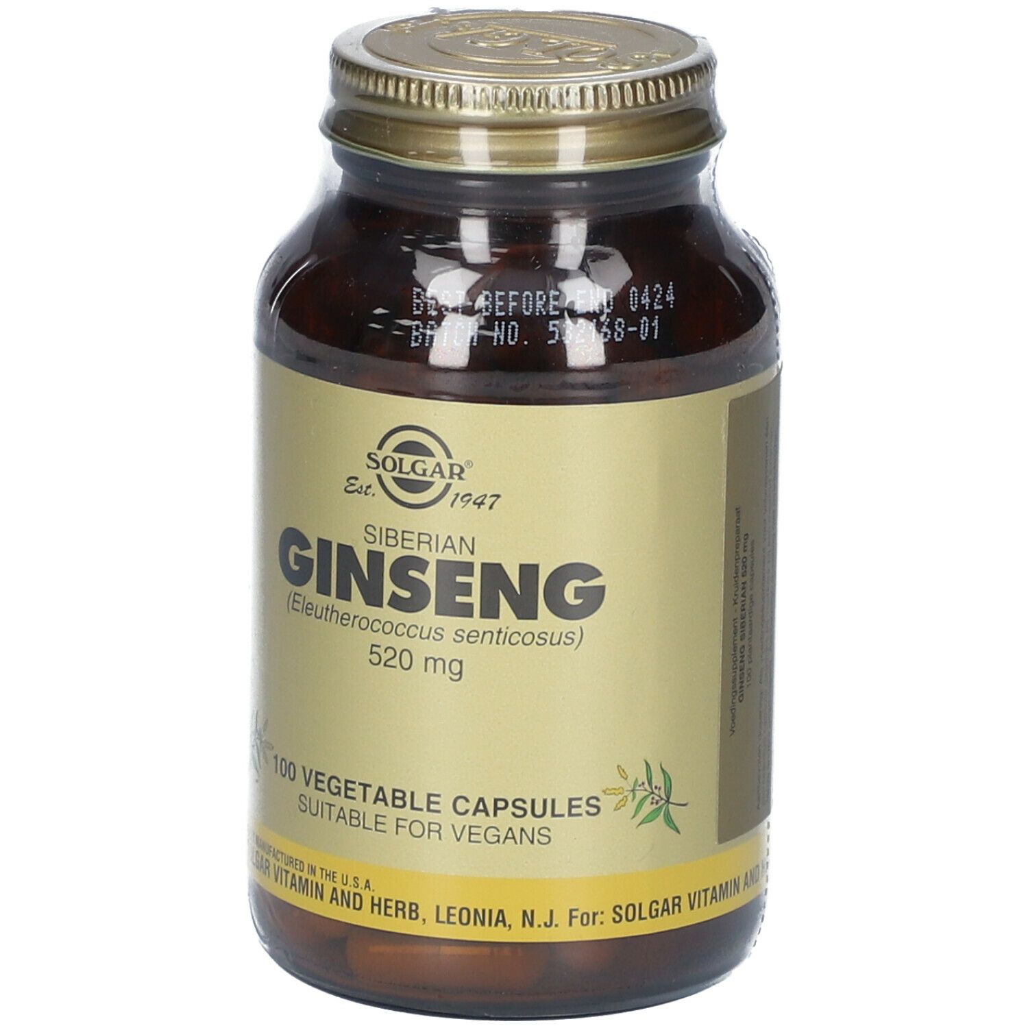 Solgar Ginseng Siberian 520mg